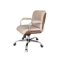 Poltrona Eames Diretor Linha Capa em Madeira Marrom - Design Office