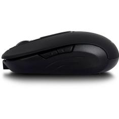 Mouse Multilaser sem Fio 2.4 GHZ Litio Preto - MO277