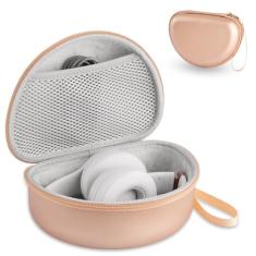 TUNYINSH Capa rígida de viagem compatível com fones de ouvido intra-auriculares Beats Studio Pro/Studio3/Solo 3 2 Bluetooth (dourado 2)