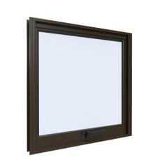 Janela Maxim-Ar 60cmx60cm em Alumínio Bronze Com Vidro Jateado Vitrola