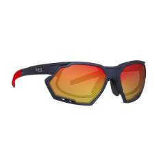 Oculos de Sol HB Rush Matte navy Multi Red - HB Hot Buttered