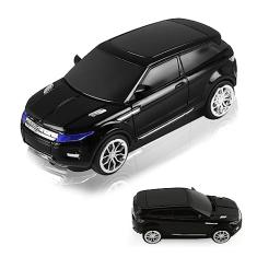 Mouse sem fio, mouse de computador com design de carro esportivo legal, mouse USB de 2,4 GHz, mouse óptico de 1600 DPI, mouse portátil para jogos com receptor USB para viagens, escritório, casa,