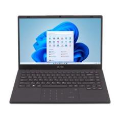 Notebook, Windows 11 Home, Tela 14 Pol, Processador Celeron N4020C, Memória 4GB 128GB EMMC Cinza Ultra - UB250 UB250