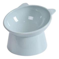 Comedouro Bebedouro Alto Elevado Postura Correta Para Gatos - Clink