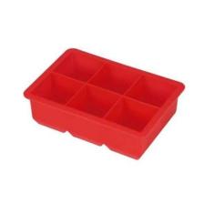Forma de Gelo em Silicone 6 Cubos Grandes Mor