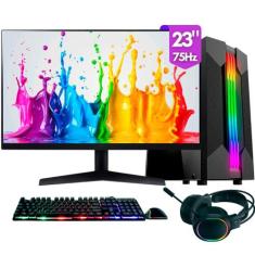 Computador Gamer Completo 2Eletro Chroma, Intel Core i5, 8GB RAM, SSD 