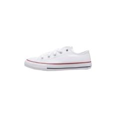 Converse Tênis infantil unissex Chuck Taylor All Star cano baixo, Branco óptico, 13 Little Kid