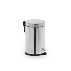 Brinox - Lixeira Inox Com Pedal e Balde Removível 3L Decorline - Aço Inox