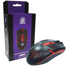 5+ Mouse 5 Gamer Start 2.0 - Preto/Vermelho