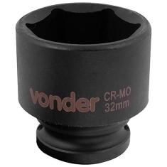 Soquete Sextavado de Impacto Encaixe 1/2" 32mm Vonder