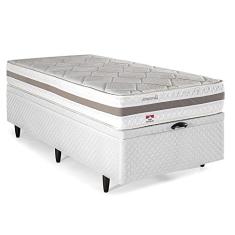 Cama Box Baú Solteiro Herval Amsterdã com Molas Ensacadas, 68x88x188 cm