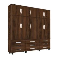 Guarda-roupa Casal Thor 10 Pt 9 Gv Freijó