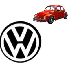 Emblema Fusca 1983 A 1990 Porta-Malas Pequeno Cromado - MARÇON EMBLEMA