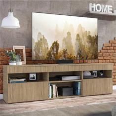 Rack TV 65" com 2 Portas Paris Multimóveis Rustic