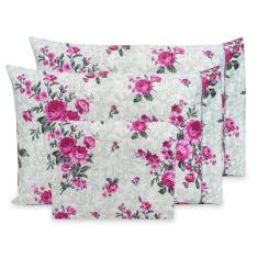 Lençol Queen de Cima 3 pçs Percal Flex Estampado 400 Fios Toque Acetin