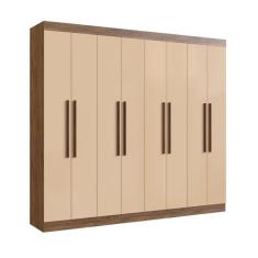 Guarda Roupa Casal Mdf Califórnia 60800 8 Portas 4 Gavetas - Móveis Do