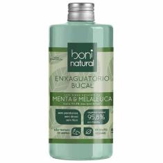 Enxaguante Bucal Boni Natural Menta e Melaleuca, 500ml