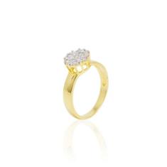 Anel Chuveirinho - Cod 323 F Banhado a ouro 18k - Carlitos Joias, 14