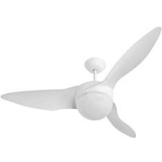 Ventilador de teto Aliseu Terral Branco com controle de parede, Branco