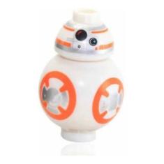 Kit Com 2 Robôs Bb-8 Star Wars Boneco Blocos De Montar
