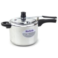 Panela De Pressão Polida 4,5L Rochedo Turbo