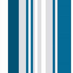 Papel De Parede Adesivo Lavável Listrado Azul Turquesa 6m