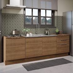 Armário de Cozinha Compacta 240cm Stella Madesa 01