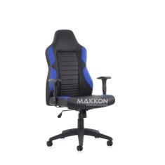 Cadeira Gamer  Preta C/ Azul Mk-793 A - Makkon
