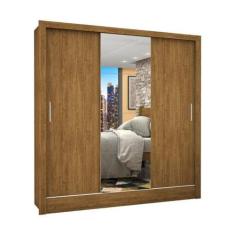 Guarda Roupa Casal Dubai com Espelho e 3 Portas de Correr - carioca mo
