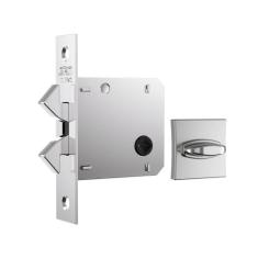 Fechadura Porta De Correr 1006s Wc Cromada Quadrada Stam