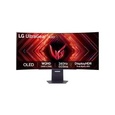 Monitor Gamer LG UltraGear OLED Curvo – Tela OLED 45”, QHD, HDR400 Trueblack, 240Hz, 0,03ms (GtG), NVIDIA G-SYNC