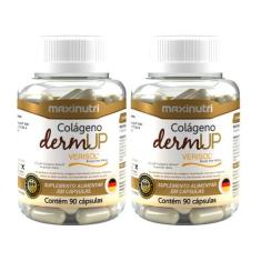 Kit 2 Colágeno DermUp Verisol + Vitaminas 90 Cápsulas Maxinutri