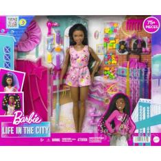 Boneca Barbie Life in the City Trança, estilo e cuidados - mattel