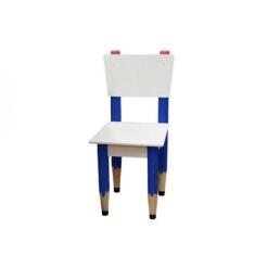 Cadeira Infantil Formato Lápis de Escrever com Borracha - B3 Moveis, A
