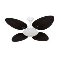 Ventilador Teto Potente Sala Trevo 4 Pás Tabaco Ventax 220V