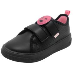 Tenis Infantil Menina Conforto Slip On Emoji Pampili Up