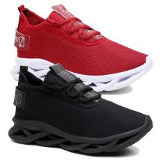 Kit 2 Tênis Masculino de Academia Corrida Confortável-Masculino