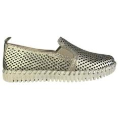 Tênis Feminino Bottero Couro Legitimo Slip On Confortável-Feminino