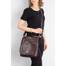 Bolsa transversal de couro Karina Feminina-Feminino