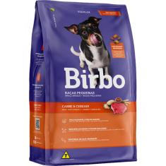 Ração Seca Birbo Carne e Cereais para Cães Adultos Raças Pequenas - 1 Kg