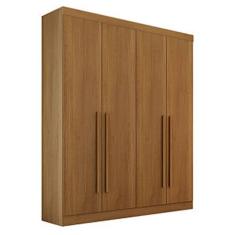 Guarda Roupa Da Vinci Casal 4 Portas 3 Gavetas D Doro Cinamomo
