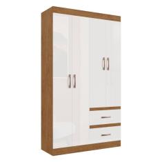 Guarda-Roupas Solteiro 4 Portas e 2 Gavetas Multimóveis CR35209