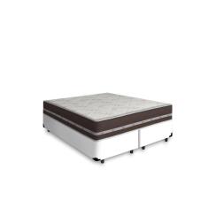 Cama Box Queen + Colchão de molas - Anjos - Classic Superlastic 158cm