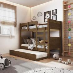 Treliche Infantil Madri Conquista Móveis, Cacau