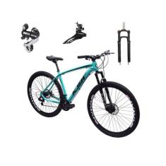 Bicicleta Aro 29 Ksw Xlt 24v Câmbio Tras. Shimano Acera K7 Garfo Trava