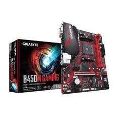 Placa-Mãe Gigabyte B450M Gaming, AMD AM4, mATX, DDR4, Rev. 1.0, Preto e Vermelho - B450M Gaming