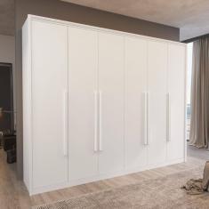 Guarda-Roupa Casal Rivoli 100%MDF 6 Portas 6 Gav Bom Pastor