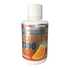 L-Carnitina com Coq-10 2300 (480ml) - Tangerina - FisioNutri, FisioNutri
