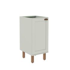 Balcão Para Cozinha Modulada 40cm Com 1 Porta Provençal MDF - GenialFl