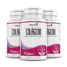 Colageno Hidrolisado 100% Puro 300mg 3x120 Cápsulas Melcoprol
